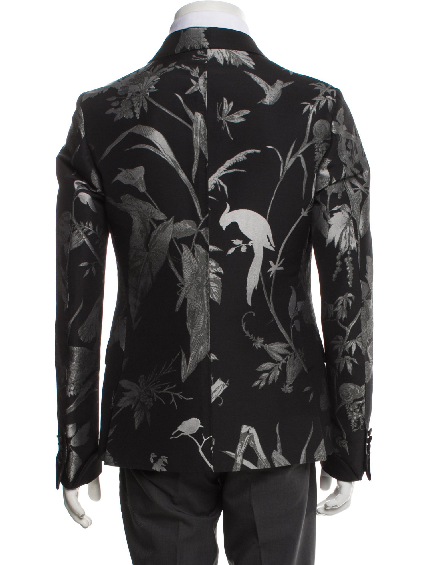 Gucci Floral Print Blazer